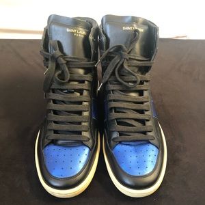 Saint Laurent court classic high top sneaker size 44